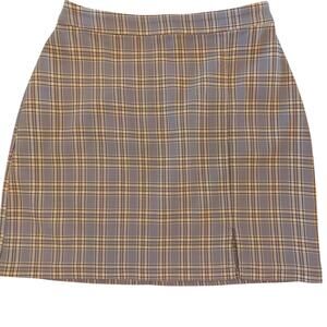 Hollister Plaid Skirt Size Small Mini Blue Black White Clueless 90s Academia Y2K